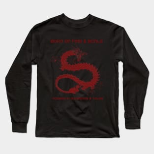 Dragon - Born of Fire & Scale Long Sleeve T-Shirt